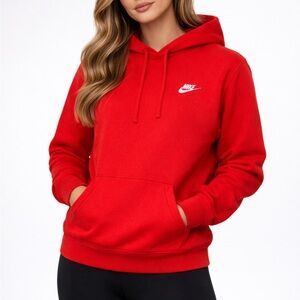 Nike Red Pullover Hoodie – Size Large